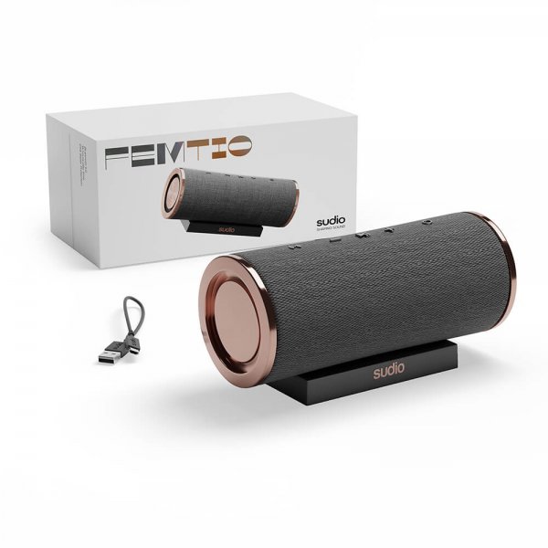 Sudio Högtalare FEMTIO Trådlös 2X10W IPX6 Antracit