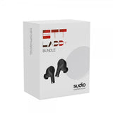 Sudio Hörlurar ETT LADD+ Bundle QI Laddare TWS In-Ear Svart