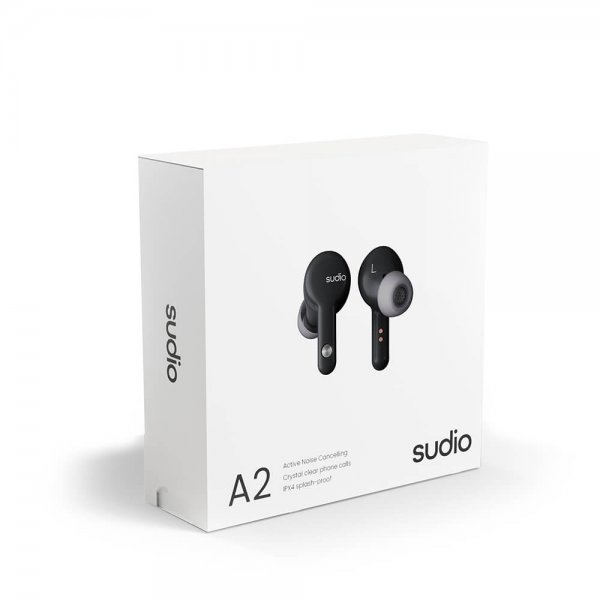 Sudio Hörlurar In-Ear A2 True Wireless ANC Svart