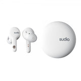 Sudio Hörlurar In-Ear A2 True Wireless ANC Vit