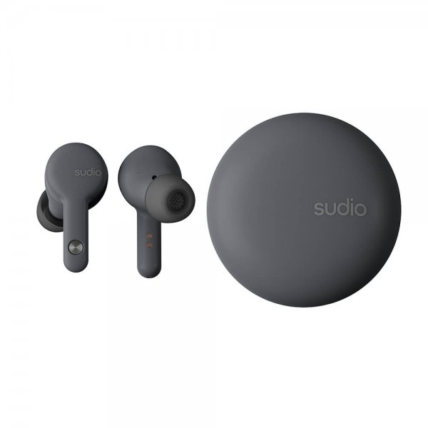 Sudio Hörlurar In-Ear A2 True Wireless ANC Antracit