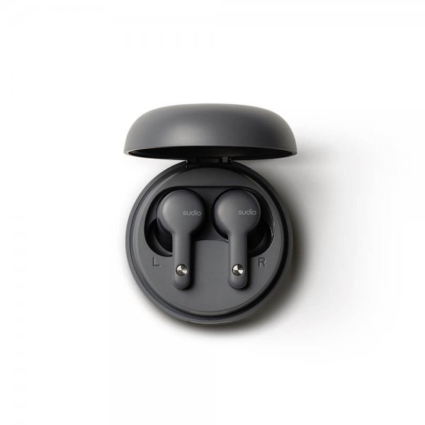 Sudio Hörlurar In-Ear A2 True Wireless ANC Antracit