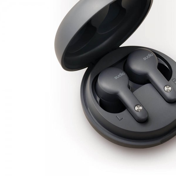 Sudio Hörlurar In-Ear A2 True Wireless ANC Antracit