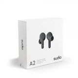 Sudio Hörlurar In-Ear A2 True Wireless ANC Antracit