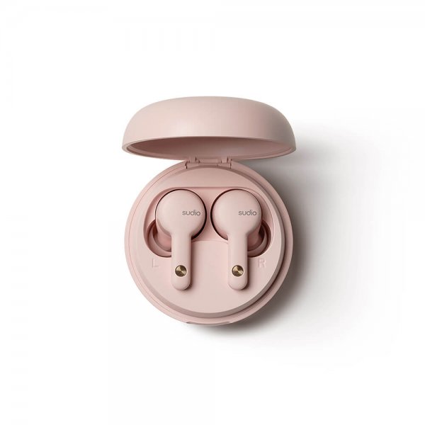 Sudio Hörlurar In-Ear A2 True Wireless ANC Rosa