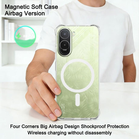 Imak Xiaomi Redmi A7 Pro Fodral Airbag MagSafe Transparent