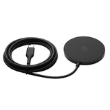 Rvelon Trådlös MagSafe Laddare med Stativ Qi2 15W USB-C Grå