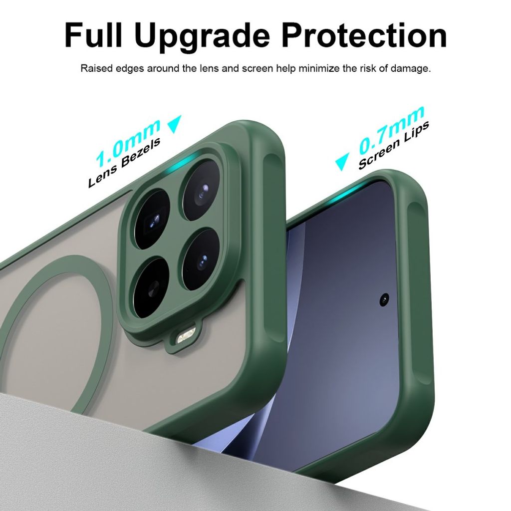 Xiaomi 17T Pro Skal Frostad MagSafe Grön