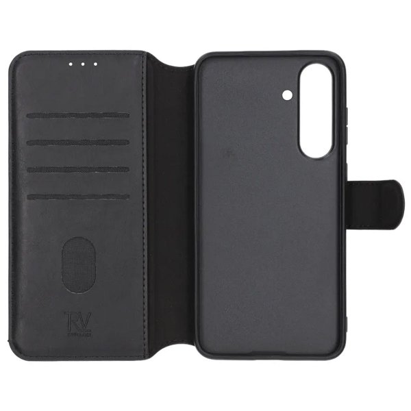 Rvelon Samsung Galaxy S25 FE Fodral 4 Kortfack Svart