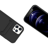 iPhone 14 Pro Skal Korthållare Svart