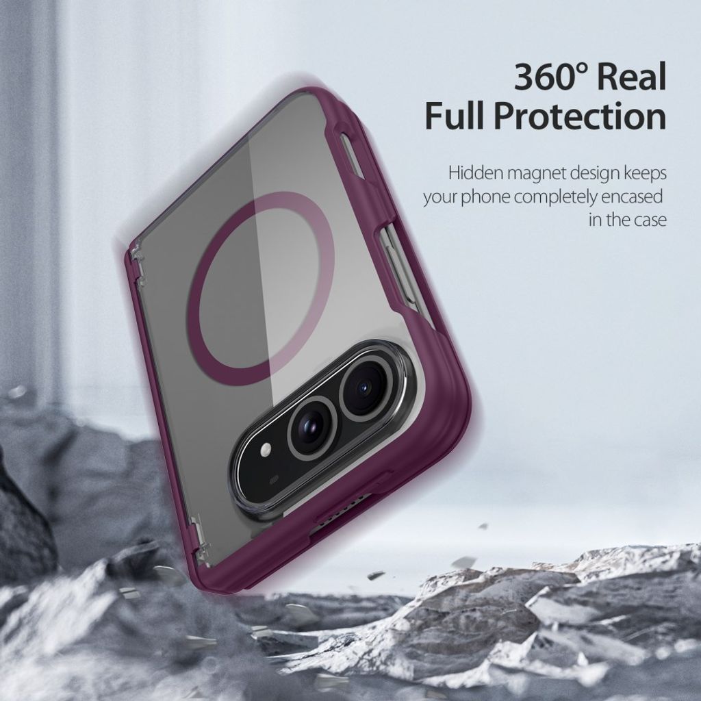 Dux Ducis iPhone Duo Fodral Skin X Pro Series MagSafe Lila