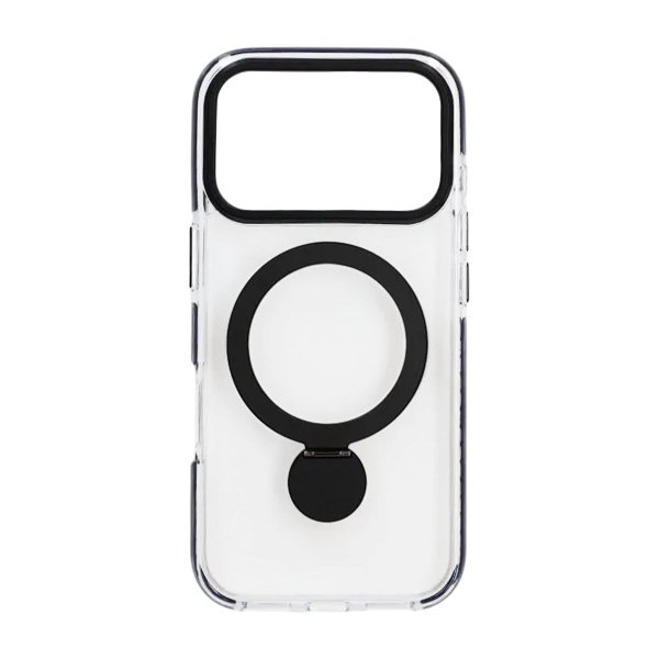 iPhone 17 Pro Skal Ringstativ MagSafe Svart