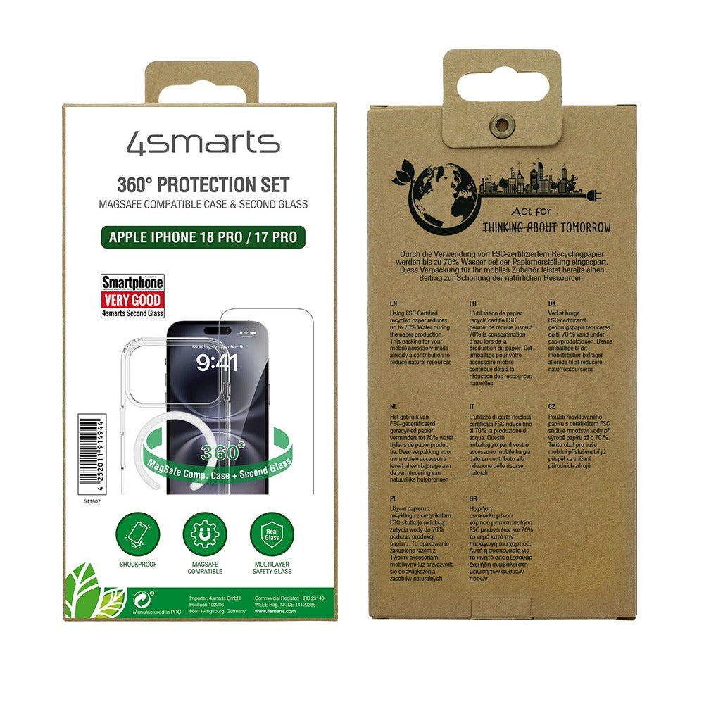 4smarts iPhone 17 Pro/iPhone 18 Pro 360 Protection Set