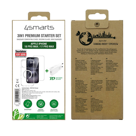 4smarts iPhone 17 Pro Max/iPhone 18 Pro Max 3in1 Premium Starter Set