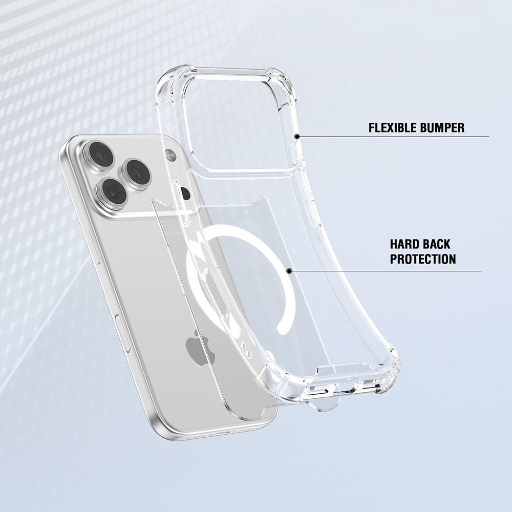 4smarts iPhone 17 Pro/iPhone 18 Pro Skal Ibiza MagSafe Transparent