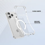 4smarts iPhone 17 Pro/iPhone 18 Pro Skal Ibiza MagSafe Transparent