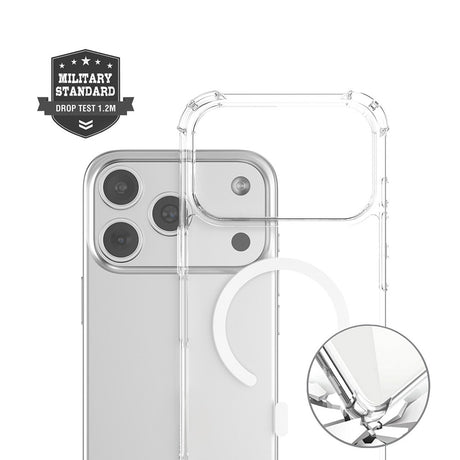 4smarts iPhone 17 Pro Max/iPhone 18 Pro Max Skal Ibiza MagSafe Transparent