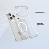4smarts iPhone 17 Pro Max/iPhone 18 Pro Max Skal Ibiza MagSafe Transparent