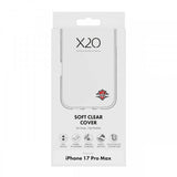 X2O iPhone 17 Pro Max Skal Soft Clear Cover Transparent