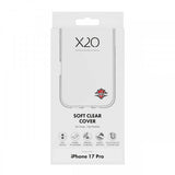 X2O iPhone 17 Pro Skal Soft Clear Cover Transparent