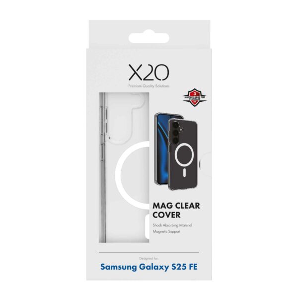 X2O Samsung Galaxy S25 FE Skal Mag Clear Transparent
