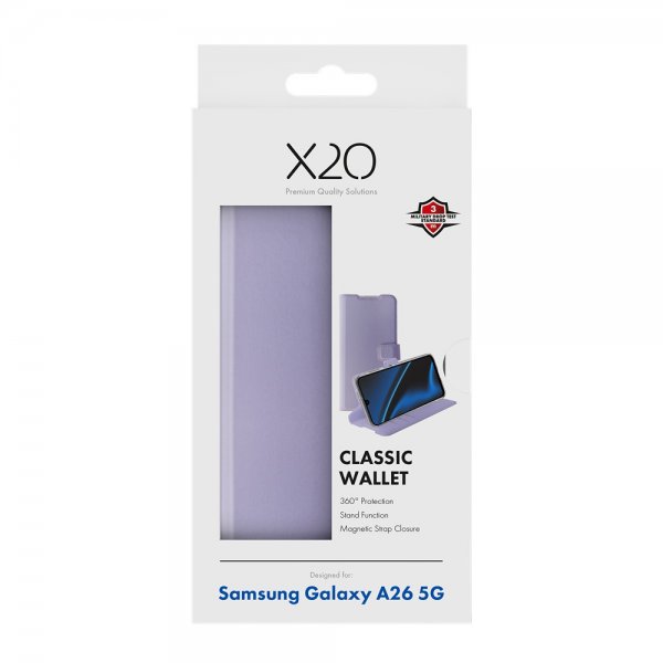 X2O Samsung Galaxy A26 Fodral Classic Wallet Lavender