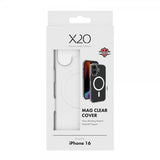 X2O iPhone 16 Skal Mag Clear Transparent