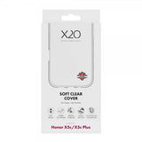 X2O Honor X5c Plus Skal Soft Clear Cover Transparent