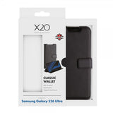 X2O Samsung Galaxy S26 Ultra Fodral Classic Wallet Svart