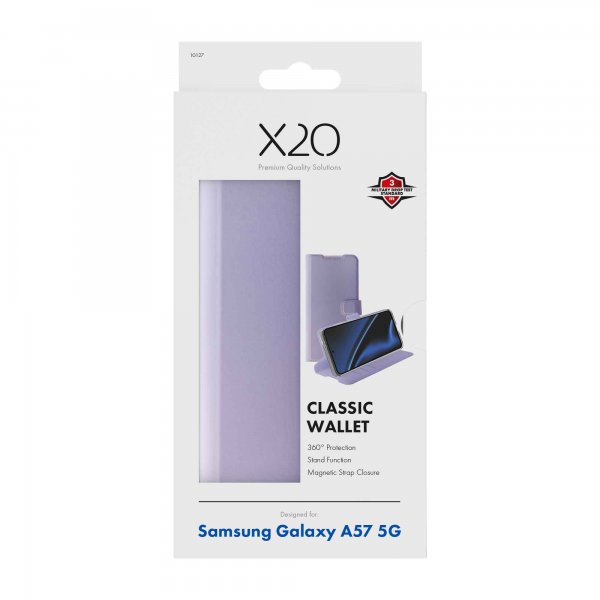 X2O Samsung Galaxy A57 Fodral Classic Wallet Lavender