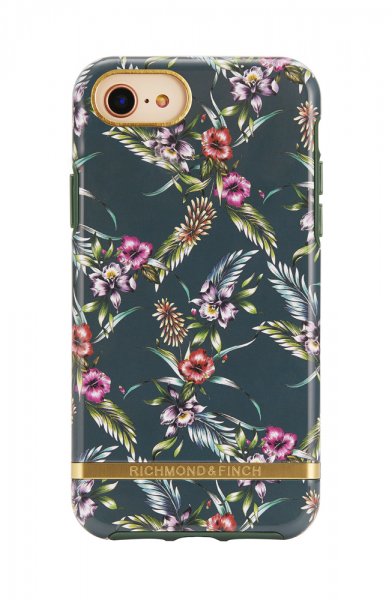 Richmond & Finch iPhone 6/6S/7/8/SE Skal Emerald Blossom