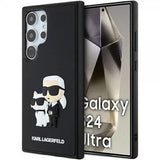 Karl Lagerfeld Samsung Galaxy S24 Ultra Skal 3D Rubber Karl & Choupette Svart