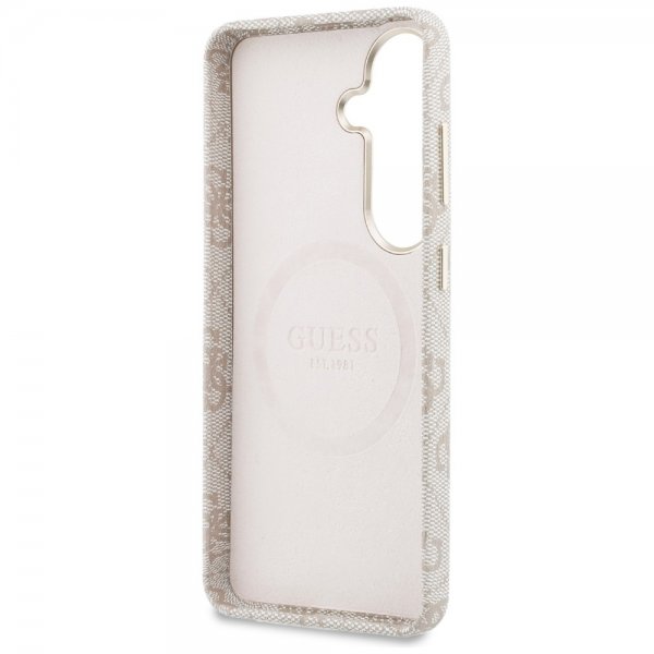 Guess Samsung Galaxy S26 Skal 4G Round MagSafe Rosa