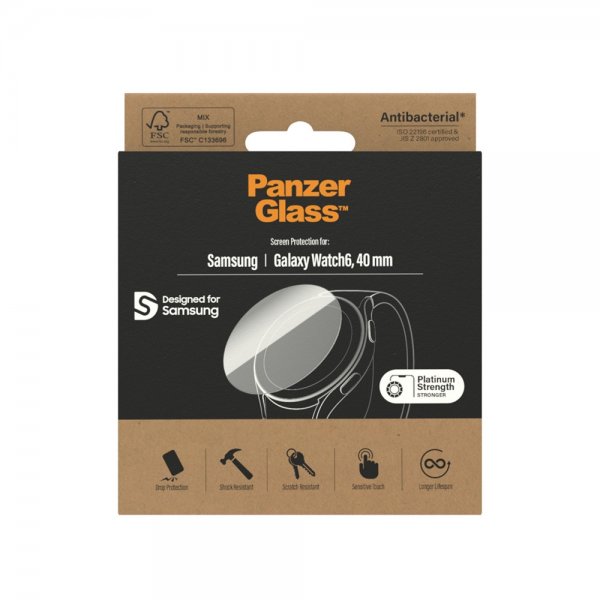 PanzerGlass Samsung Galaxy Watch 6 40mm Skärmskydd Glass