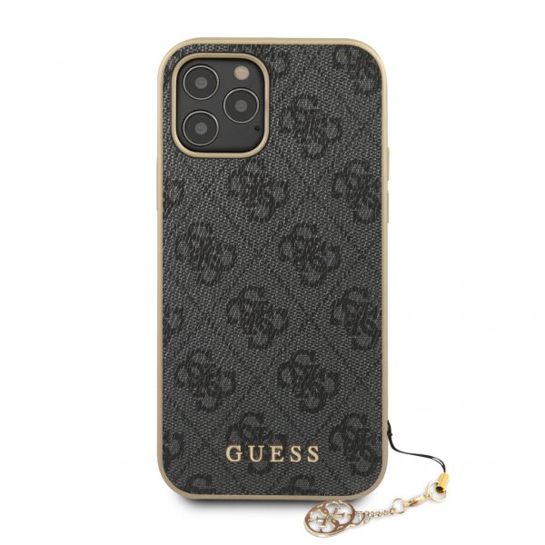 Guess iPhone 12 Pro Max Skal 4G Charms Grå
