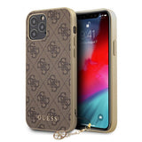 Guess iPhone 12 Pro Max Skal 4G Charms Brun