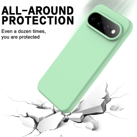 Google Pixel 11 Pro XL Skal med Strap Silikon Grön