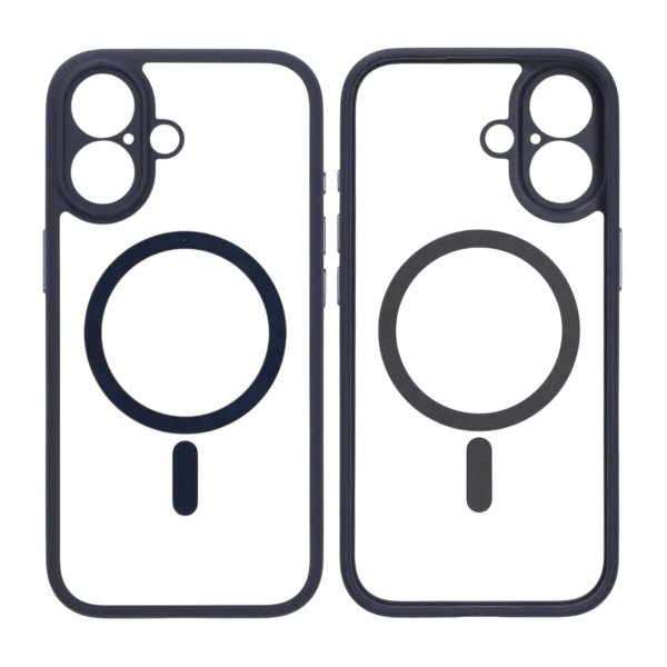 iPhone 17 Skal Kamerasarg MagSafe Blå Transparent