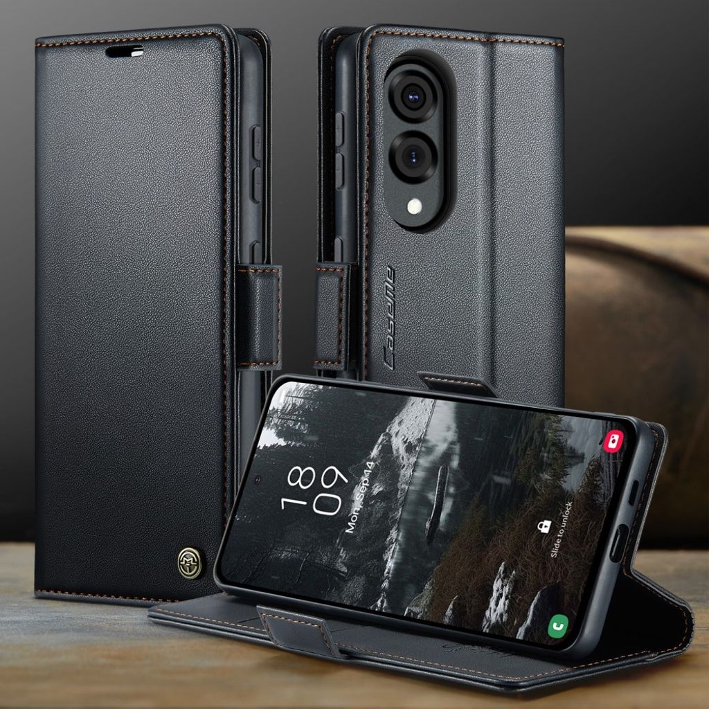 CaseMe Samsung Galaxy S25 Edge Fodral 023 Series Svart