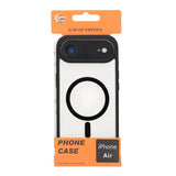 iPhone Air Skal Kamerasarg MagSafe Svart Transparent