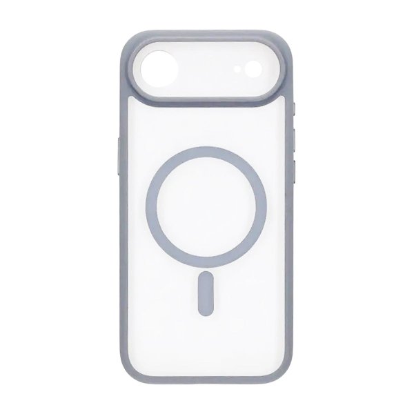 iPhone Air Skal Kamerasarg MagSafe Grå Transparent