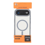 iPhone Air Skal Kamerasarg MagSafe Grå Transparent
