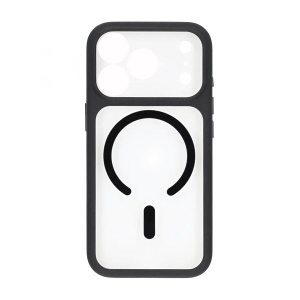 iPhone 17 Pro Skal Kamerasarg MagSafe Transparent Svart