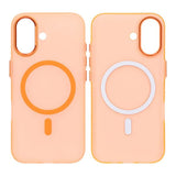 iPhone 17 Skal Kamerasarg MagSafe Transparent Orange