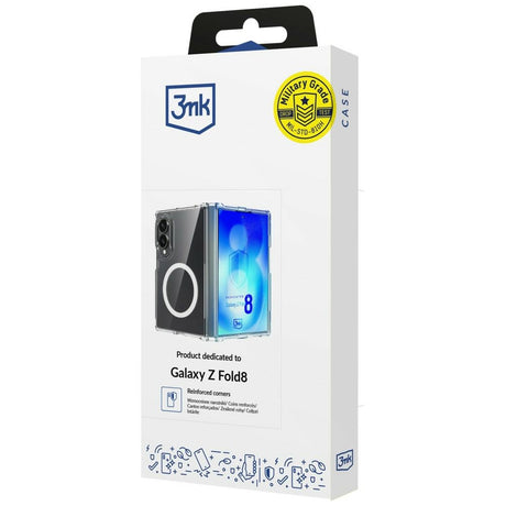 3mk Samsung Galaxy Z Fold 8 Skal Armor MagCase Transparent