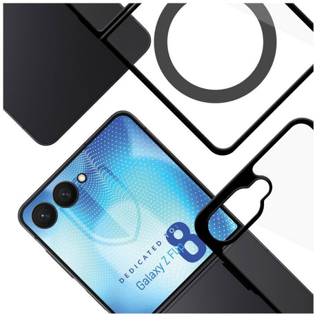 3mk Samsung Galaxy Z Flip 8 Skal Satin Armor MagCase Svart