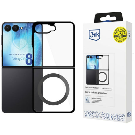 3mk Samsung Galaxy Z Flip 8 Skal Satin Armor MagCase Svart