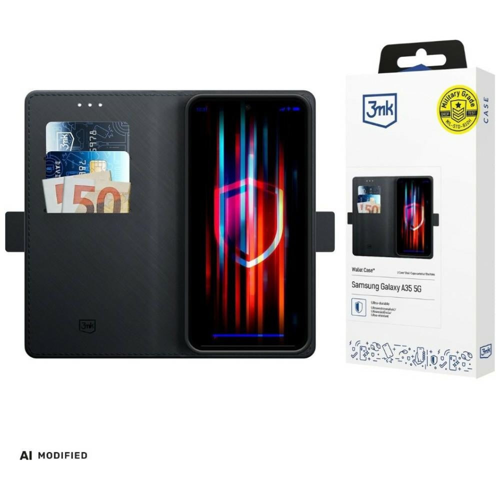 3mk Xiaomi 17 Fodral Wallet Svart