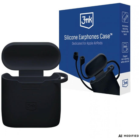3mk AirPods 4/5 Skal Silikon Svart