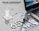 SiGN 65W Snabbladdare USB-C PD Vit